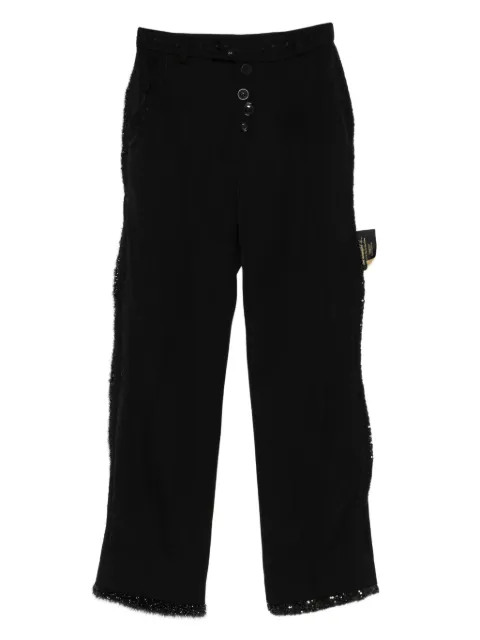 Undercover glitter-embellished trousers Black UC2E15012