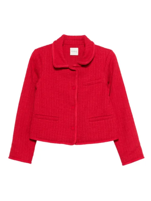 Posse Jacqueline single-breast jacket Red PS1752SCA