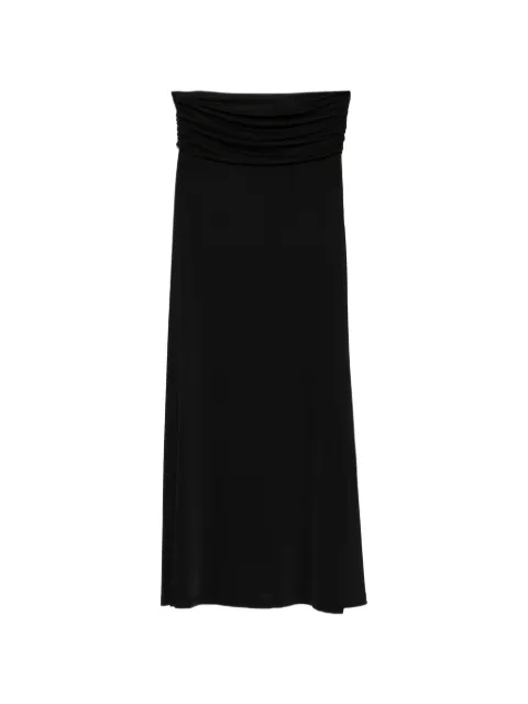 Aya Muse Feyra ruched skirt Black AMR2630