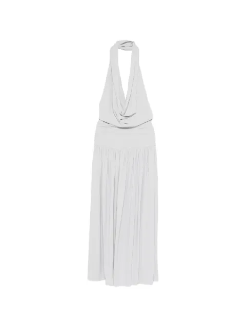 Aya Muse Spoe pleated midi dress Grey AMR2616
