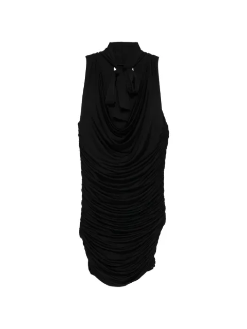 Aya Muse Brise tie draped dress Black AMR2601