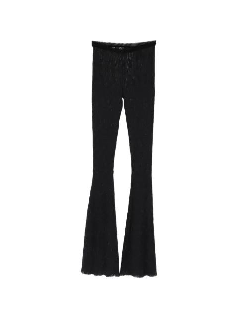 Oh Carla flared trousers Black OCPNT001PIZ01