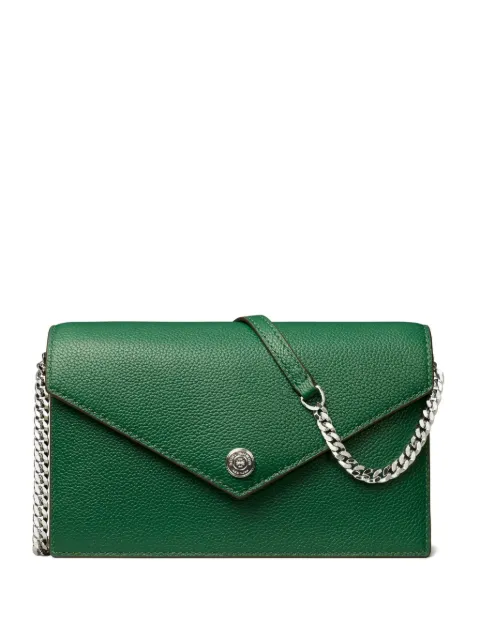 Tory Burch pebble envelope chain mini bag Green 169529