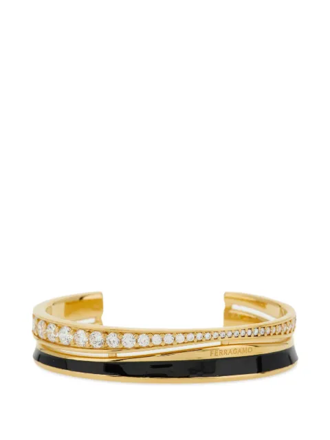 Ferragamo crystal-inset bangle Gold 790643