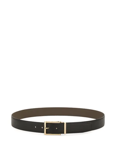 Ferragamo reversible and adjustable Gancini belt Black 790176