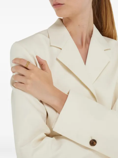 Ferragamo bow double-band ring Gold 791138
