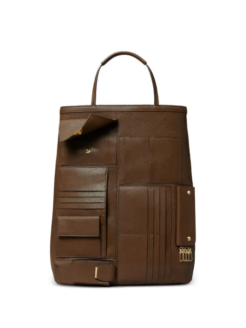Tory Burch multi pocket tote bag Brown 178980