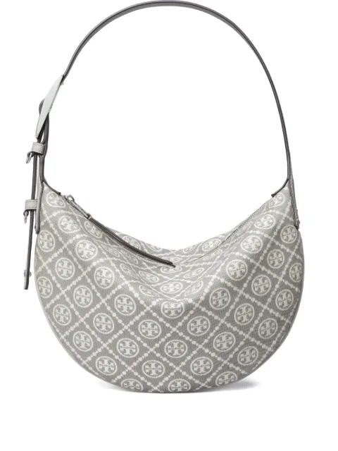 Tory Burch small Balloon monogram utility shoulder bag Grey 178213