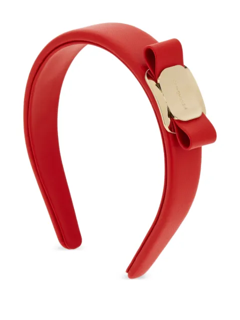 Ferragamo Vara plate headband Red 791484
