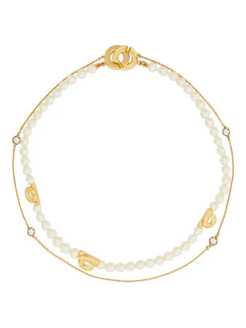 Ferragamo gancini pearl necklace Gold 790680