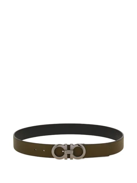 Ferragamo reversible Gancini belt Green 790259