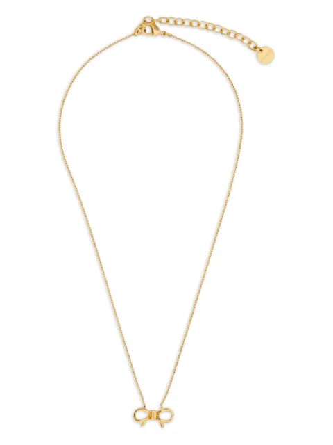 Ferragamo necklace with bow pendant Gold 791136