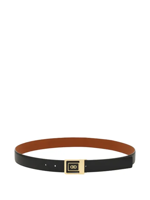 Ferragamo reversible and adjustable belt Black 791121