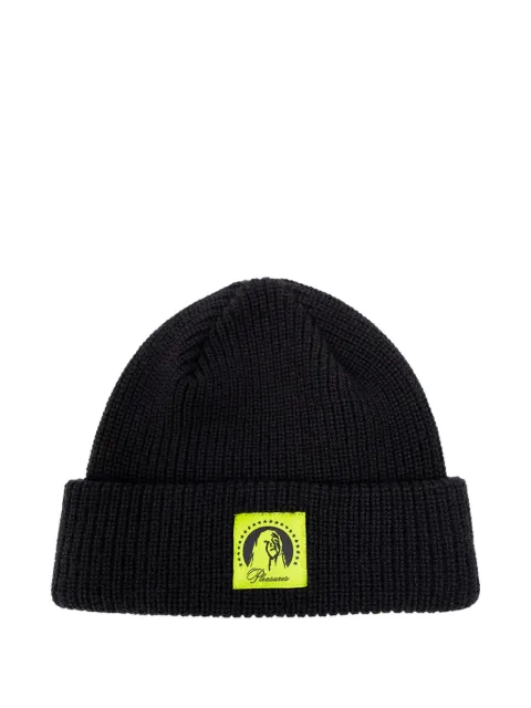 Pleasures Critic beanie hat Black P25F095