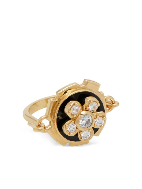 Ferragamo flower crystal ring Gold 791512