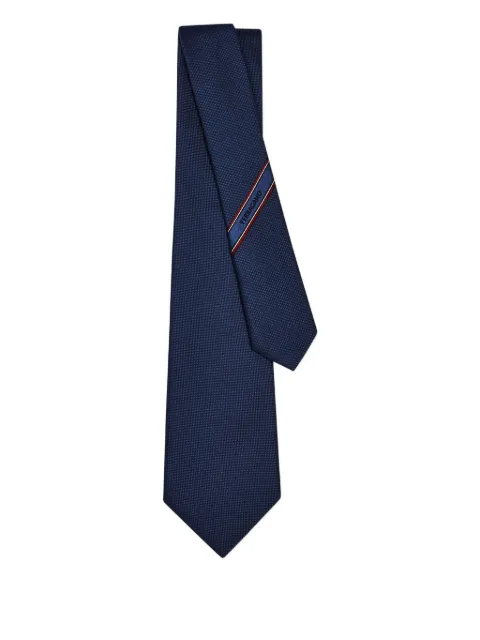 Ferragamo Cravatta jacquard Pegasus tie Blue 789351