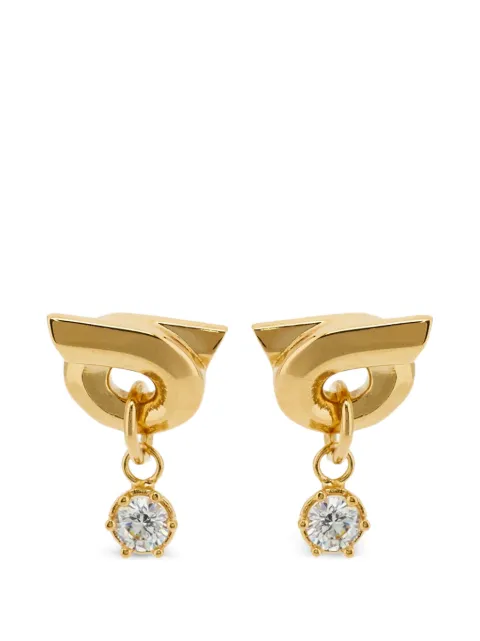 Ferragamo Gancini earrings with pendant Gold 790661