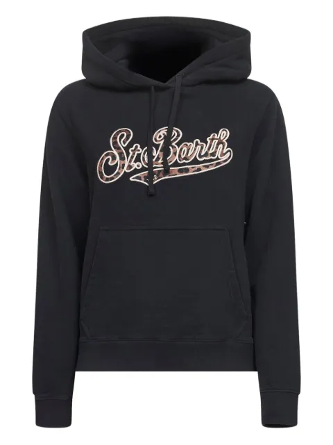MC2 Saint Barth drawstring kangaroo pocket sweater Blue VRG000101070I