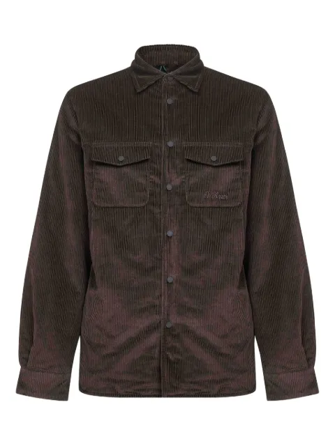 MC2 Saint Barth snap button corduroy jacket Brown CHA000900029I