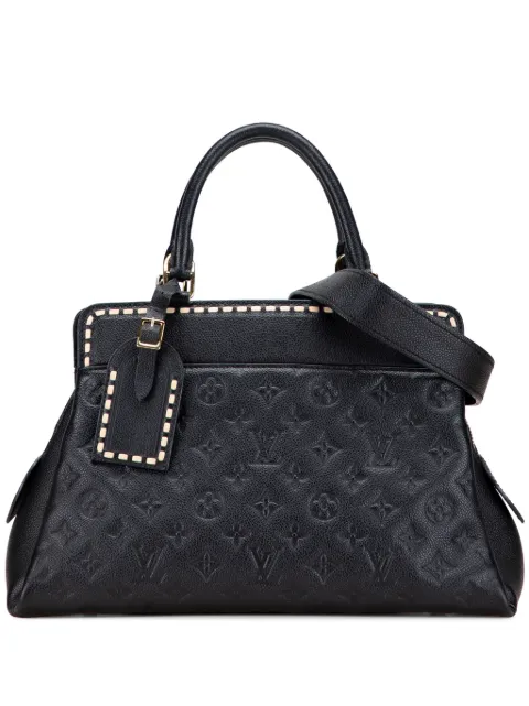 Louis Vuitton Pre-Owned 2017 Monogram Empreinte Vosges MM satchel Black 25NLONJAIGADYF64