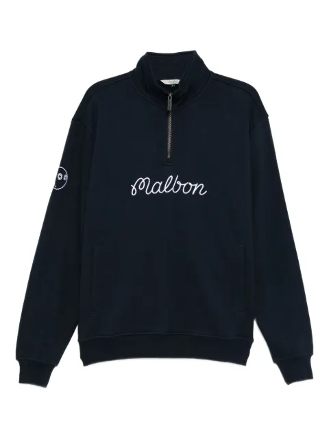 Malbon Golf Collegiate sweatshirt Blue M9419NVYA