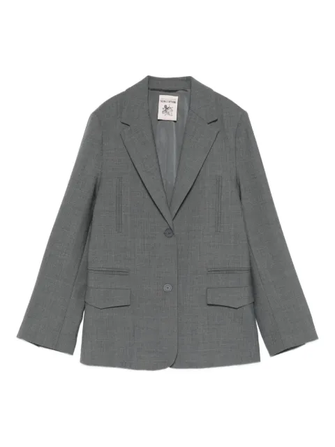 Semicouture Isabella button-fastening blazer Grey W5YY5WI11