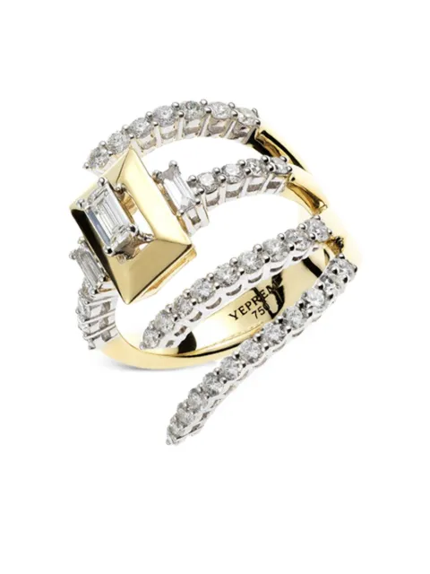 Yeprem 18K white and yellow gold Strada diamond ring Gold RI3329