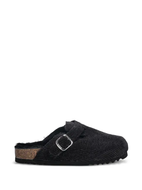 Scholl Fae corduroy mules Black F324011004