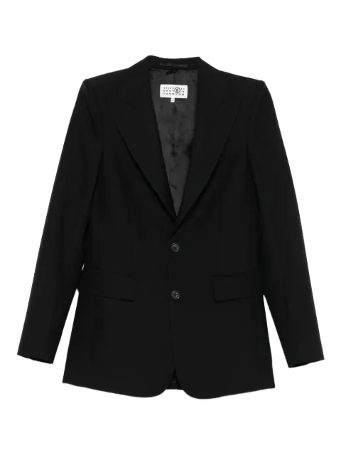 MM6 Maison Margiela virgin-wool blazer Black S62BN0114M35653