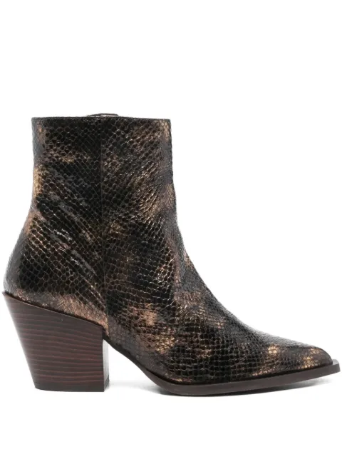 Pedro Miralles pointed leather ankle boots Brown 29481