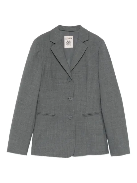 Semicouture Herminia button-fastening blazer Grey W5YY5WI09