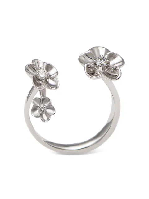 Stefere 18K white gold Bloom diamond ring Silver NPR2268A01