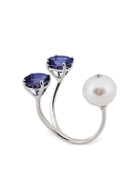 Stefere 18K white gold Torri multi-stone ring Silver R0002321A02