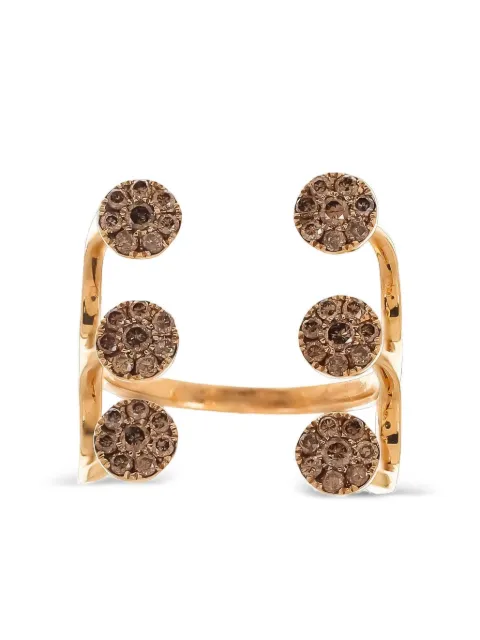 Stefere 18K rose gold diamond ring Pink R0002354A02