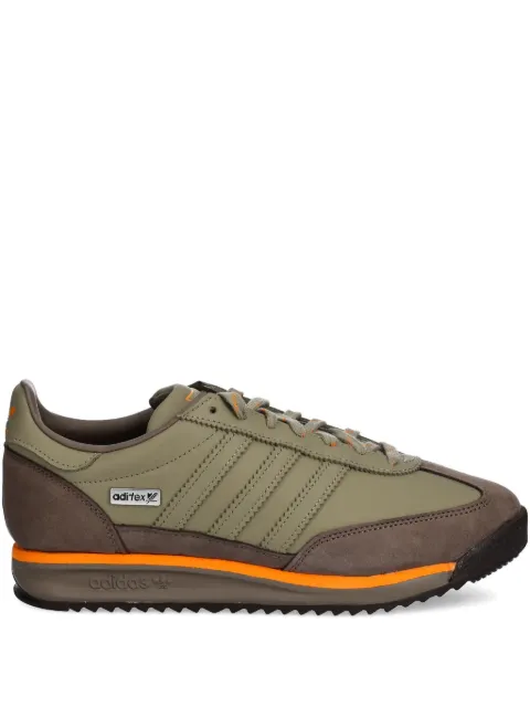 adidas SL 72 three-stripes lace-up sneakers Green JR8766