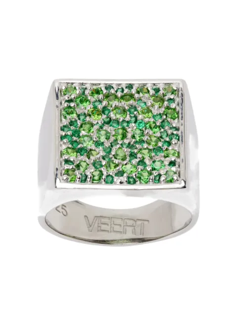 VEERT square ring Silver SRI1350WG
