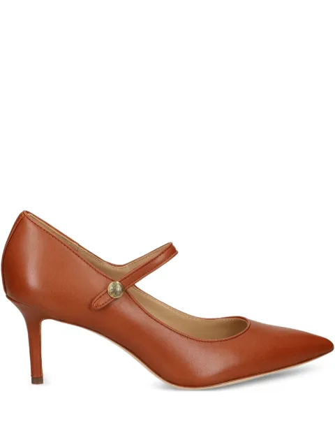 Lauren Ralph Lauren 70mm Lanette Mary-Jane pointed pumps Brown 802980111
