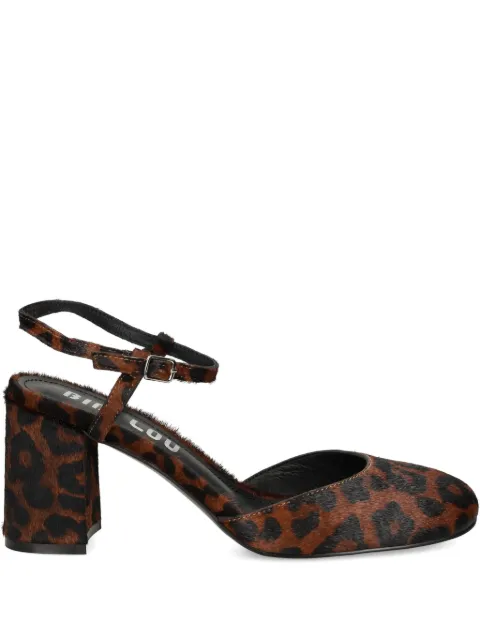 Bibi Lou 80mm Emily leopard-print pumps Brown 693Z91VK