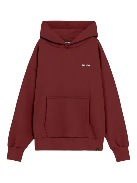 BARROW hooded pocket sweatshirt Red F5BWUAHS068