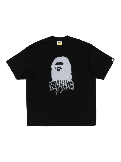 A BATHING APE® graphic T-shirt Black 001TEL801333M