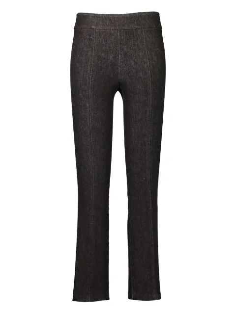 Avenue Montaigne Jet Set tonal-topstitching jeans Brown JETSETF1784BRNDNM