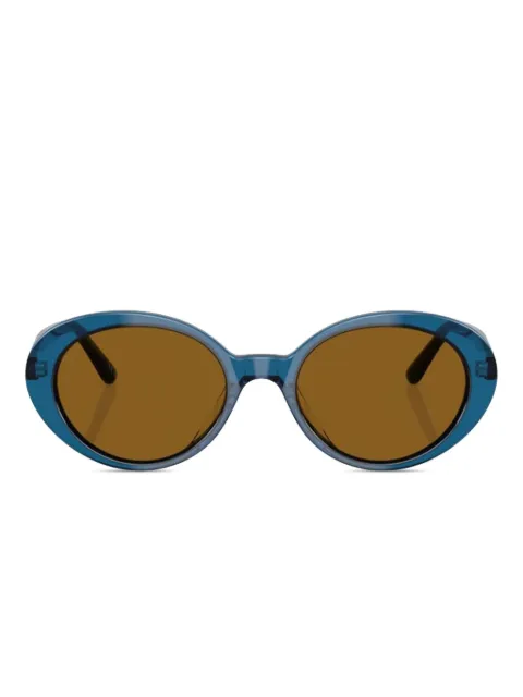 Oliver Peoples Lumar oval-frame sunglasses Blue 0OV5565SU17935351