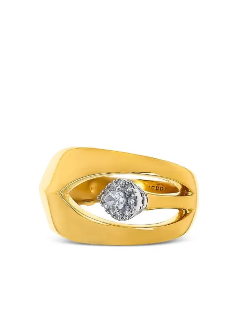 Yeprem 18K yellow gold diamond ring Gold RI3314
