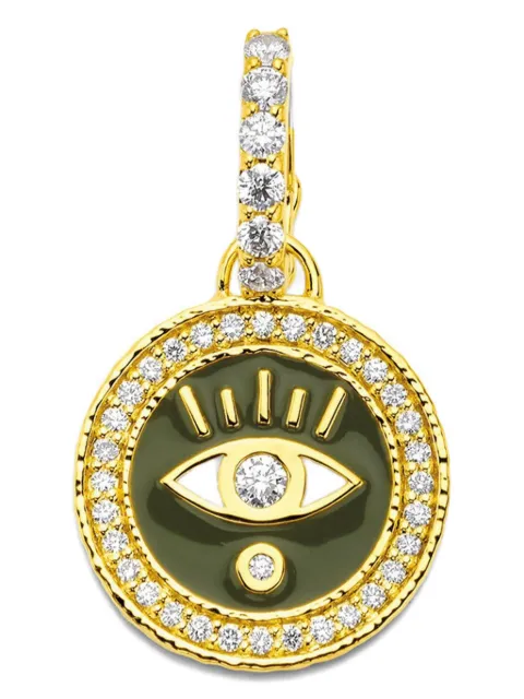 BUDDHA MAMA 20K yellow gold Army Evil Eye diamond pendant Gold 4458PARMY