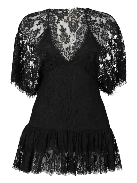 Chloé ruffled lace blouse Black CH25WHT68412