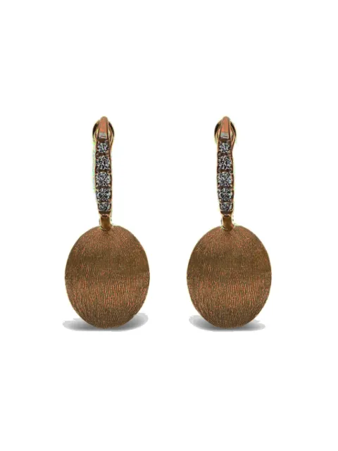 NANIS 18K yellow gold Ciliegine diamond earrings Gold OS17583