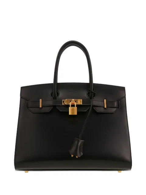 Hermès Pre-Owned 2022 Birkin 30 leather handbag Black 423732