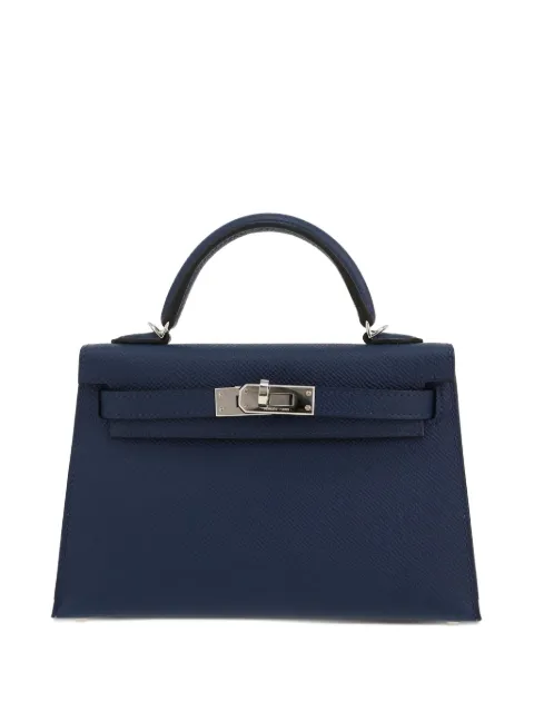 Hermès Pre-Owned 2023 Kelly 20 shoulder bag Blue 422981