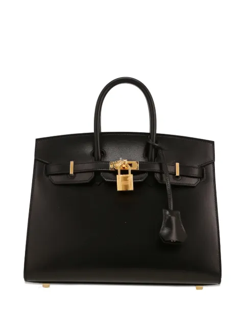 Hermès Pre-Owned 2025 Birkin 25 leather tote bag Black 421429