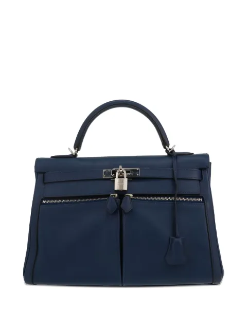 Hermès Pre-Owned 2010 Kelly Lakis tote bag Blue 421401